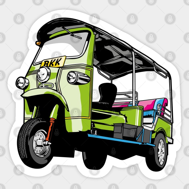 Tuk Tuk Sticker by jjsealion